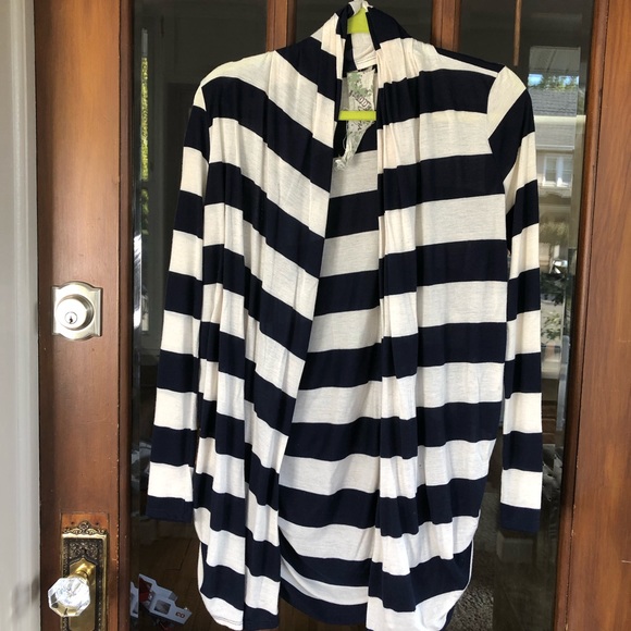 Sweaters - Navy & Blue Cardigan